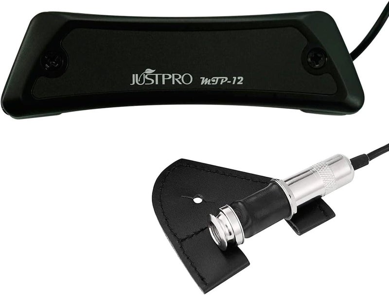 Just-pro Acoustic Guitar Pickup, Humbucker Magnetic Passive Sound-Hole Guitar Pickups with Audio Output for Acoustic Guitar - Image 1